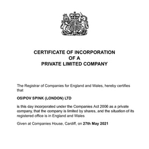 OSIPOV SPINK (LONDON) LTD