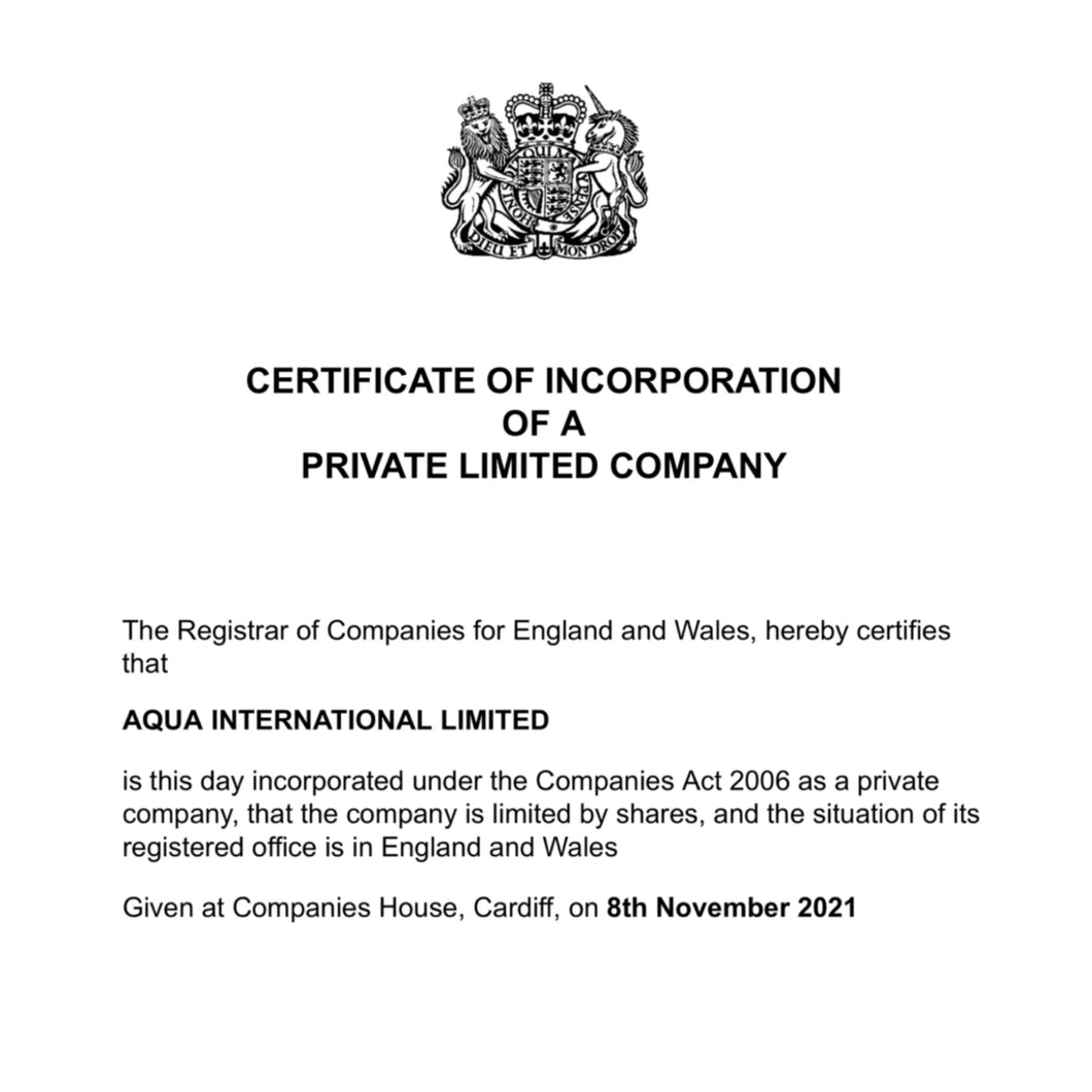 AQUA INTERNATIONAL LTD