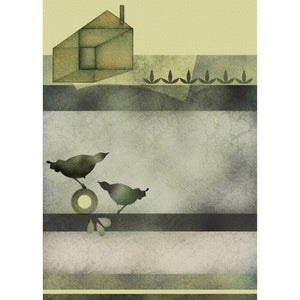 CARD TA23.  (GREENHOUSE) - PACK OF SIX (INCLUDING : VAT). - STUDIO CONTEMPORARY