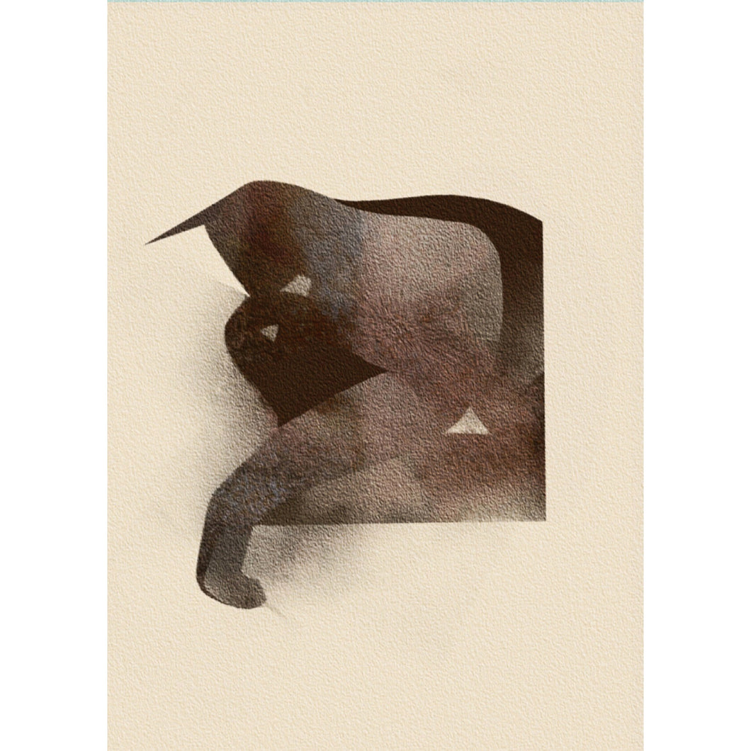 CARD TA2.  (THE THINKER (AFTER RODIN)) - PACK OF SIX (INCLUDING : VAT). - STUDIO CONTEMPORARY