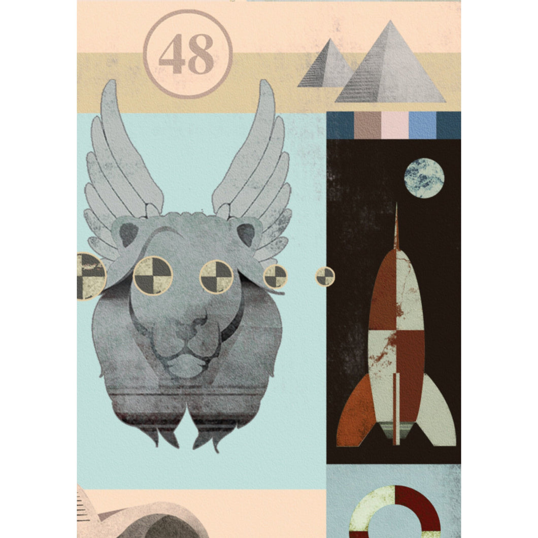 A30.  (RETRO COLLAGE FOUR). - STUDIO CONTEMPORARY