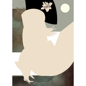 CARD TA53.  (JAPANESE FIGURE ONE) - PACK OF SIX (INCLUDING : VAT). - STUDIO CONTEMPORARY