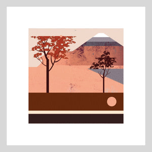 FC14.  (JAPANESE LANDSCAPE ONE) - caramel-moon-cards