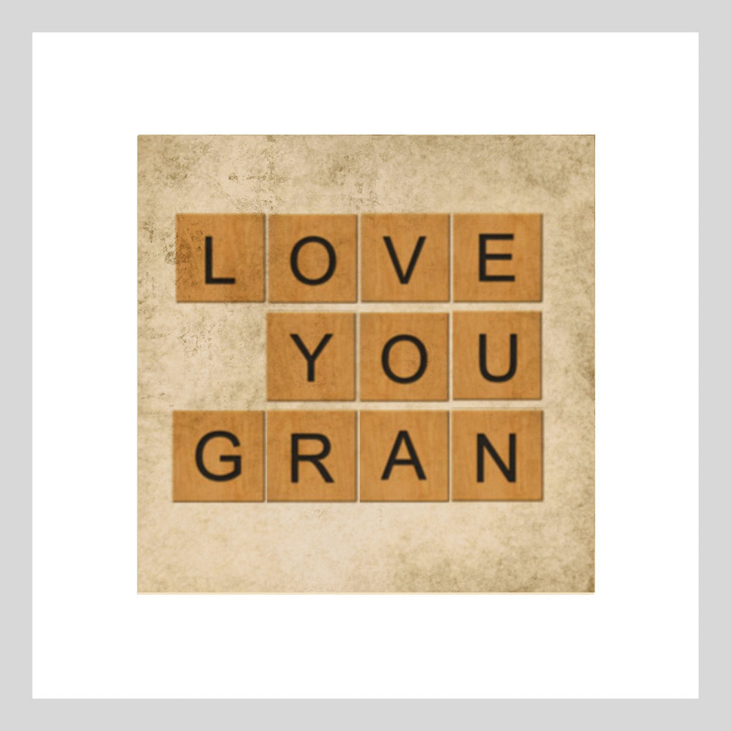 FS20. (LOVE YOU GRAN). - caramel-moon-cards