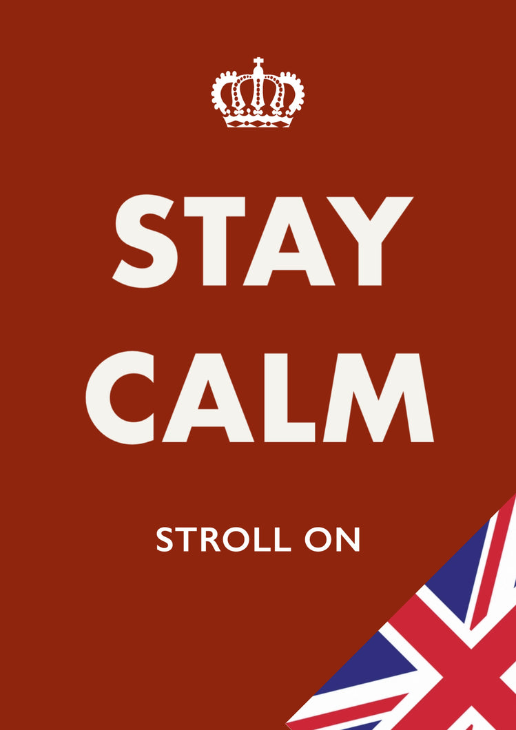 STAY CALM RED